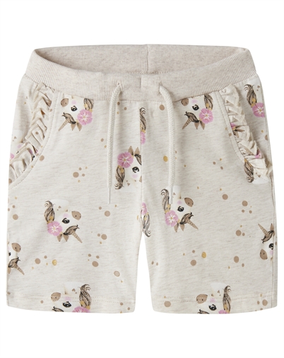 Name It - NMFJalisa Shorts - Peyote Melange